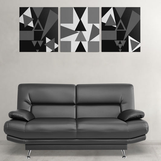 3 Set Geometric Triangle Pattern For Digital Download Print Poster Canvas Wall Decor