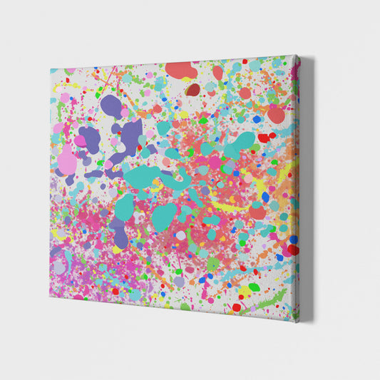 Canvas Made Bright Striking Abstract Wall Art Decor Modern