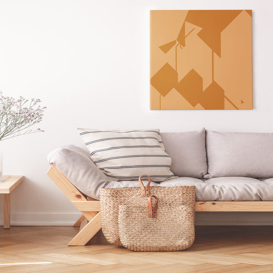 Digital Download Brown Abstract Print For Poster Canvas Wall Decor