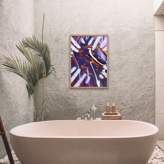 Abstract Splash Splatter Wall Art For Digital Download Print
