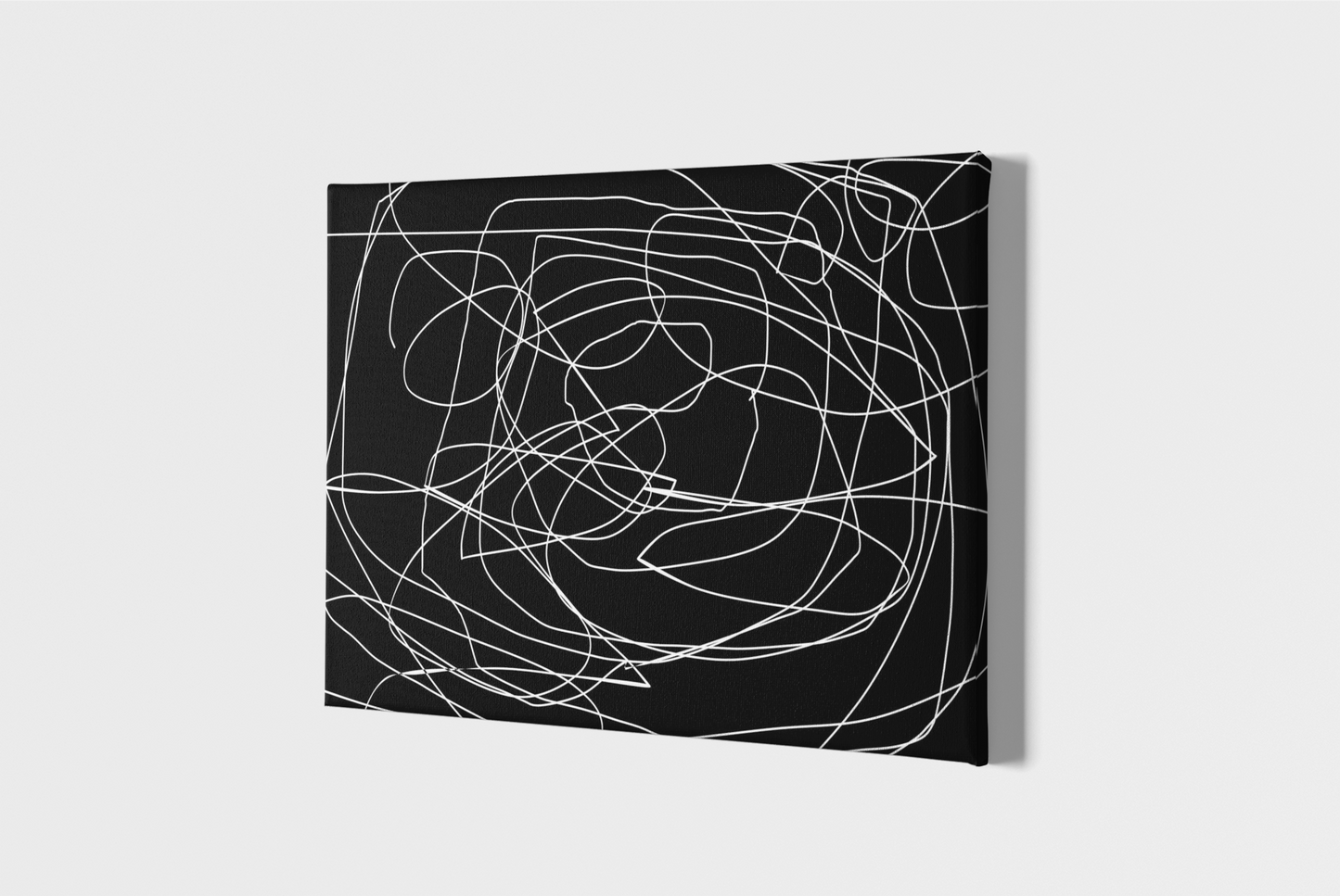 Digital Download Black White Lines Abstract Print For Poster Canvas Wall Decor