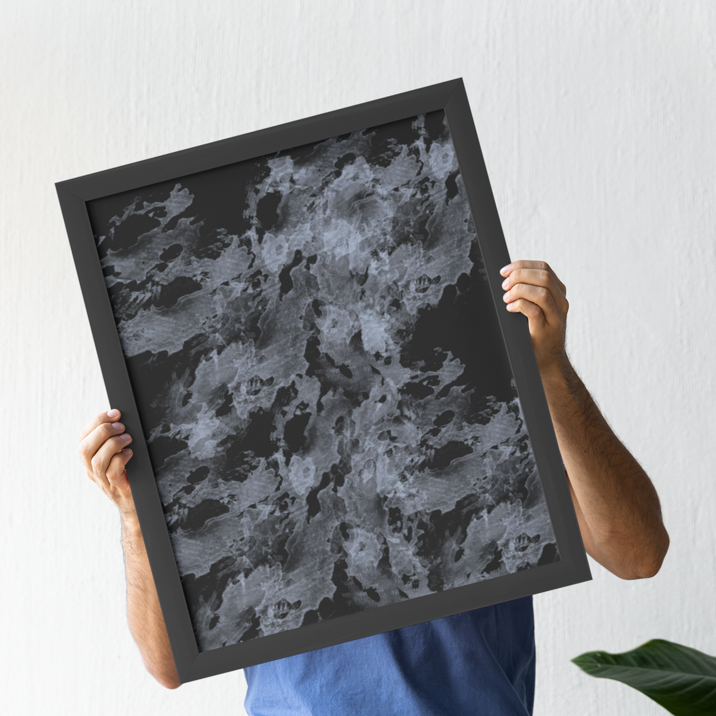 Digital Abstract Clouds Mist Wall Art Decor Canva Printable