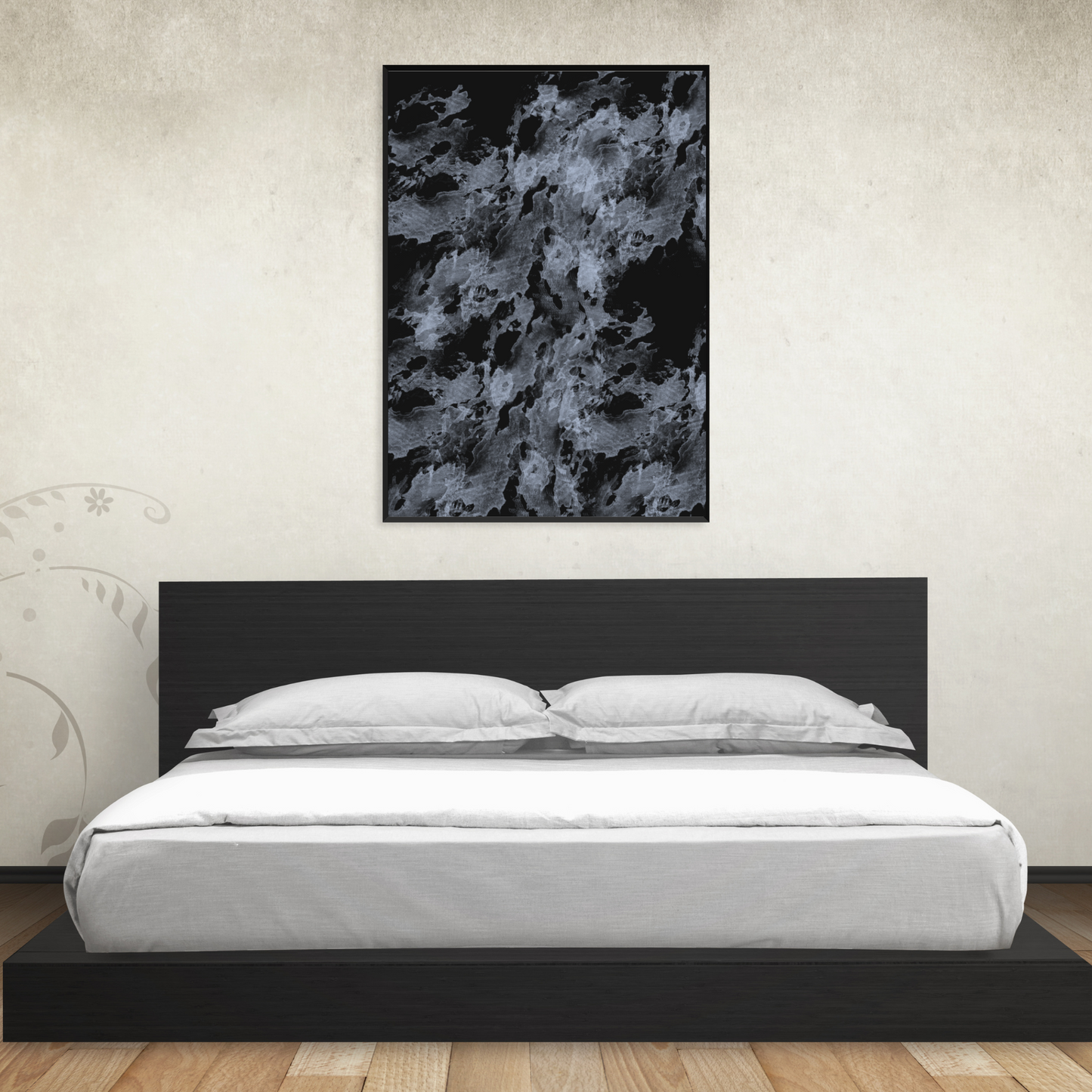 Digital Abstract Clouds Mist Wall Art Decor Canva Printable