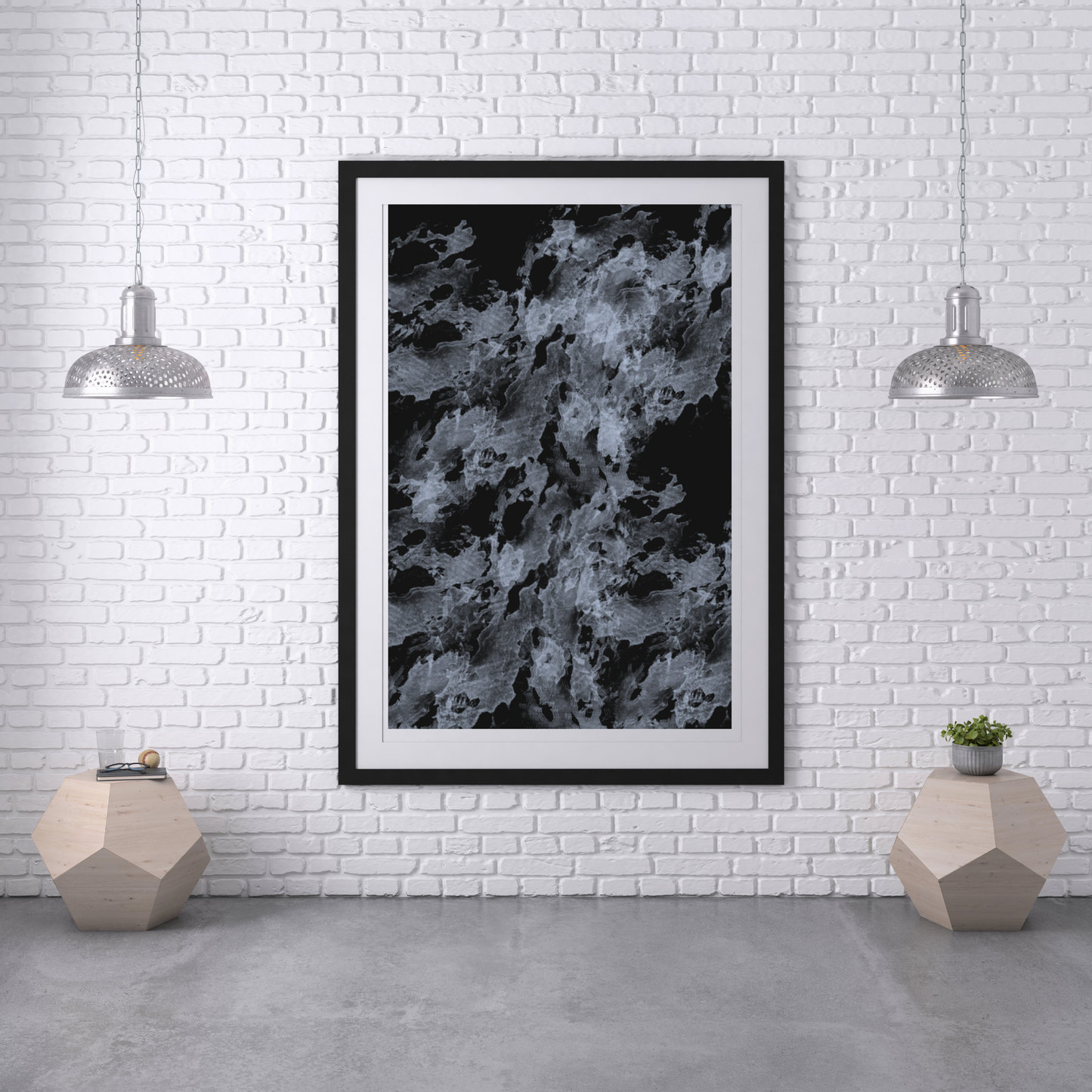 Digital Abstract Clouds Mist Wall Art Decor Canva Printable