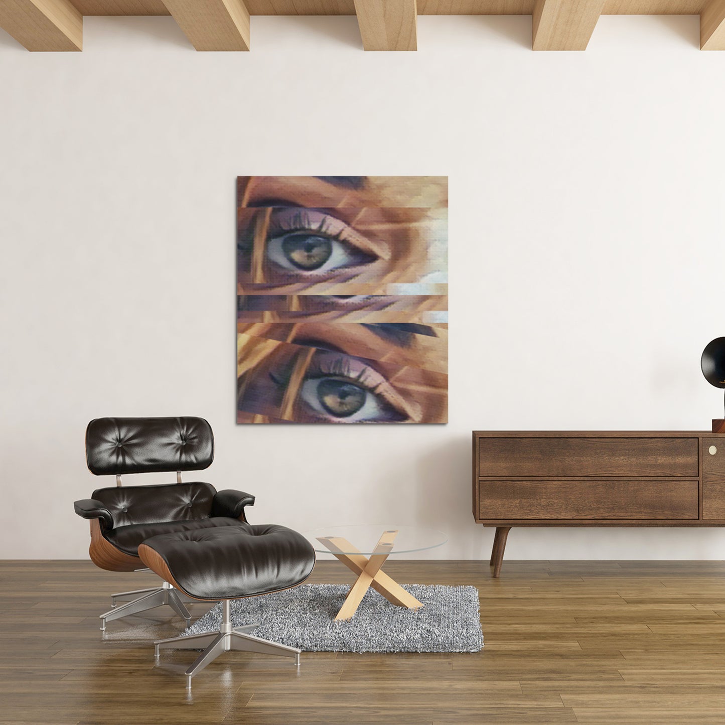 Digital Download Her Eyes Painted Print Wall Art Canva Wall Decor, Prints, Poster