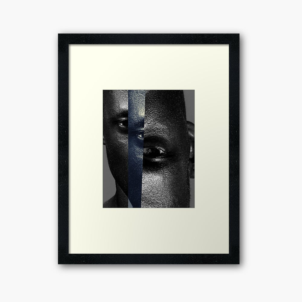 Frame Artistic The Tier Eyes Wall Art Print